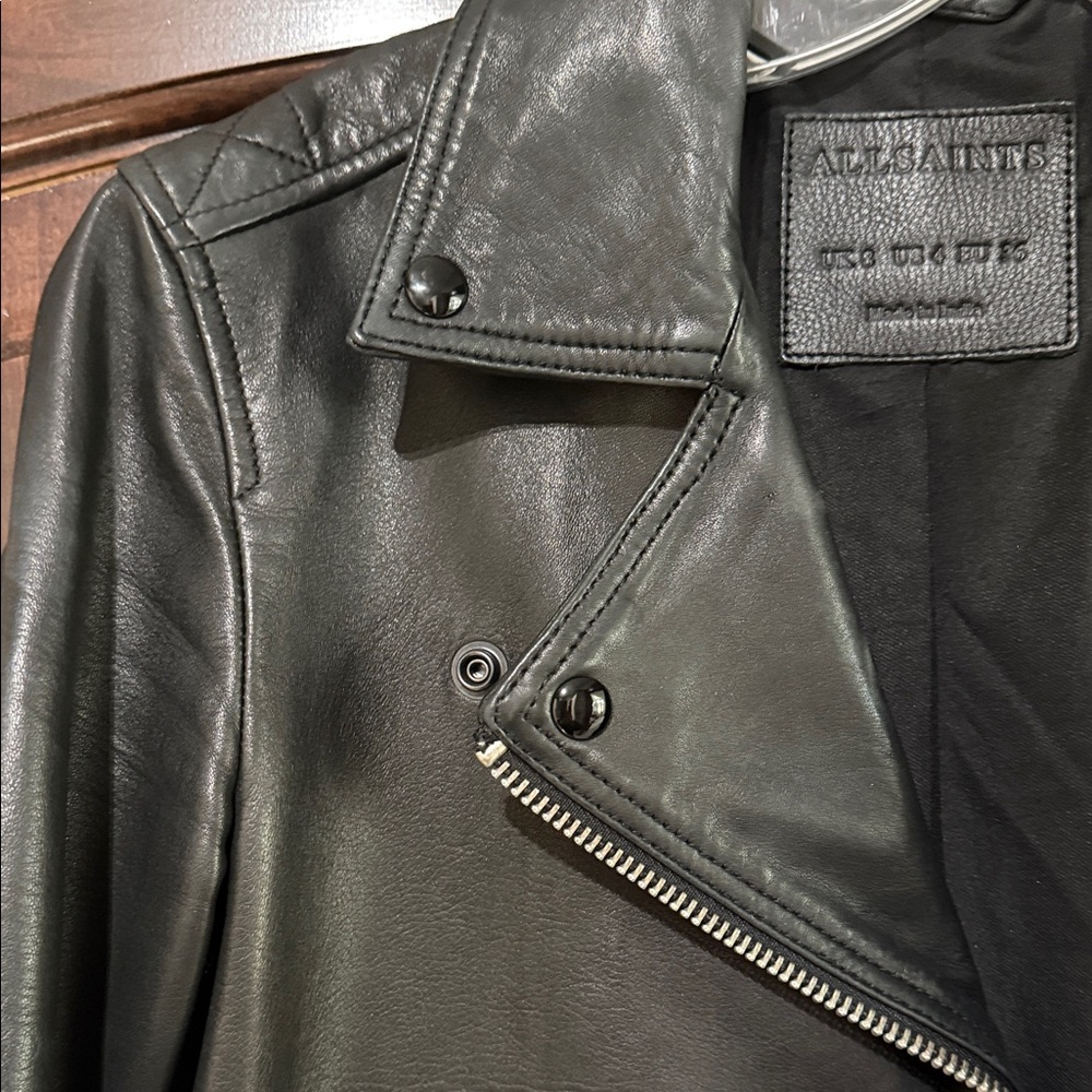 All Saints Dalby Biker Jacket - Picture 8 of 12